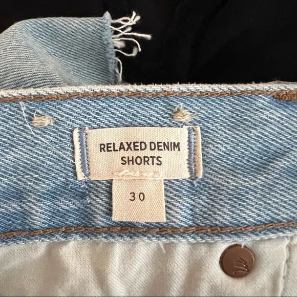 Madewell Relaxed Denim Cutoff Shorts - Picture 7 of 7